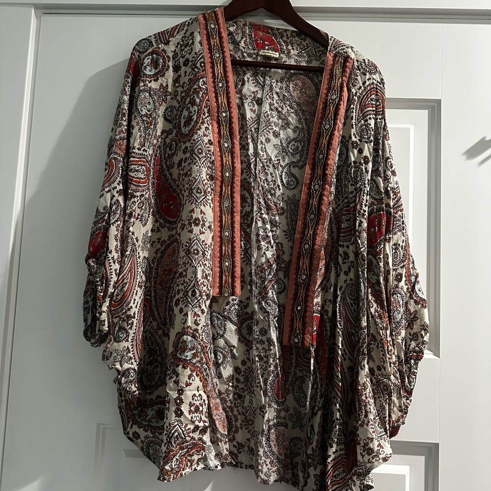 Bohemian Paisley Kimono Cardigan